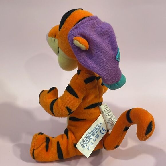 Vintage Disney Star Beans Wake Up Tigger Plush Toy Stuffed Animal Good Used Con… - Picture 8 of 10